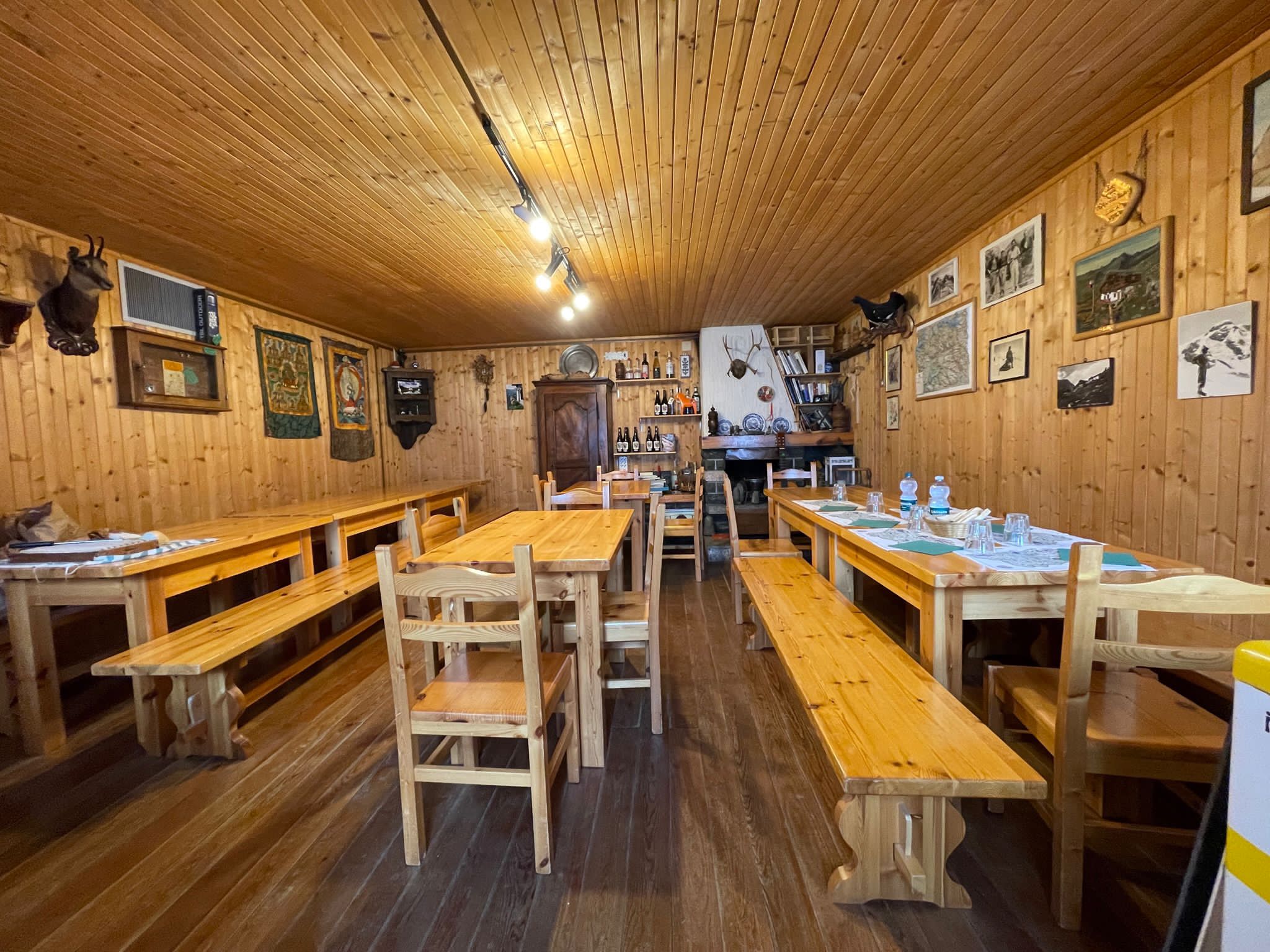 La sala da pranzo